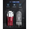 Marsauto 194 LED Bulb Brilliant Red 168 T10 2825 5SMD