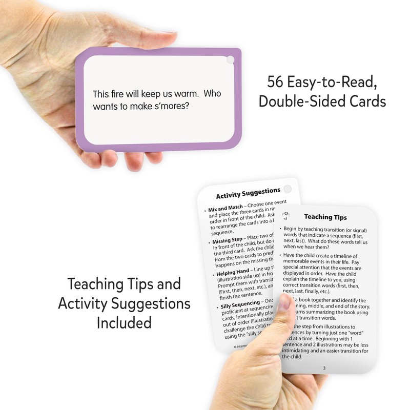 Teacher Created Resources Sequencing Flash Cards (EP62072), Medium