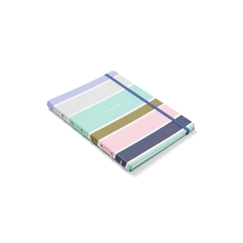 Filofax Good Vibes A5 Refillable Notebook - Stripes