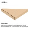 sourcing map Adjustable Cardboard Corner Protector, Cardboard Edges Protector 10x10x1.7cm