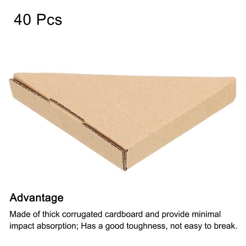 sourcing map Adjustable Cardboard Corner Protector, Cardboard Edges Protector 10x10x1.7cm