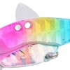 6pcs 5cm Metal Artificial Vib Fishing Lure Streamlined Design 3D