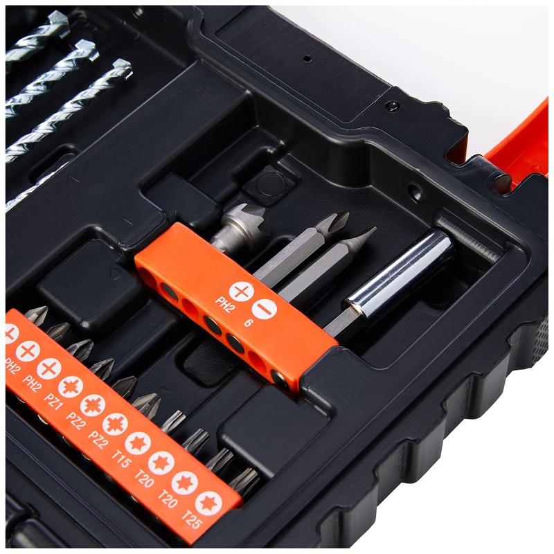 BLACK+DECKER A7233-XJ 31 Piece Drill Set - Black, 1 Piece