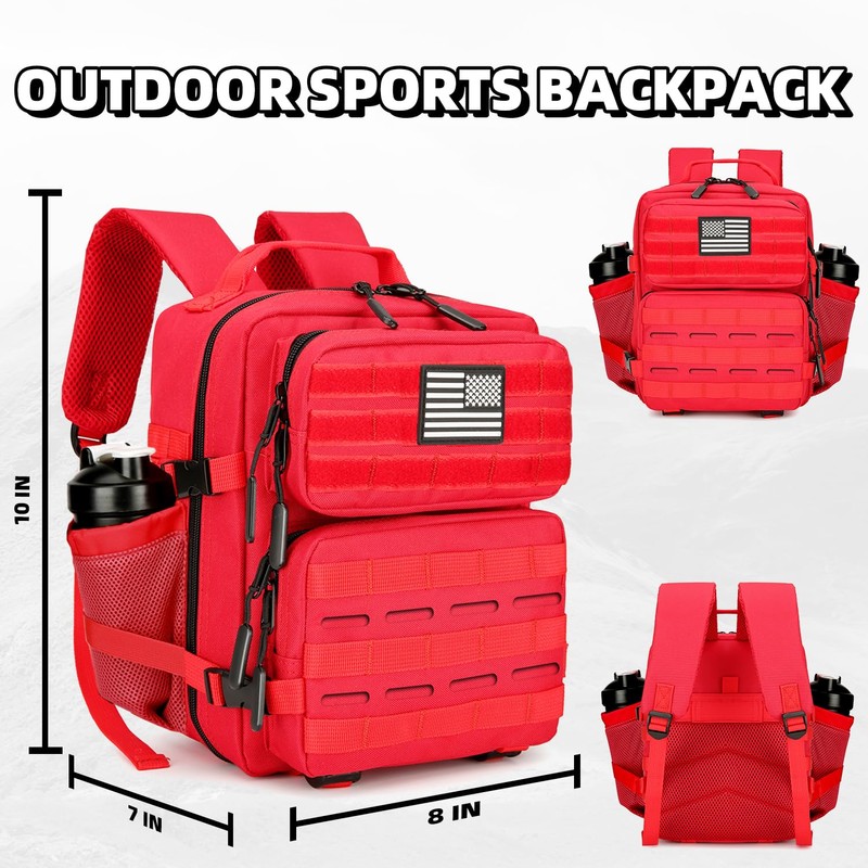 HongXingHai 9L Tactical Assault Backpack Gym Backpack Hiking Travel Backpack