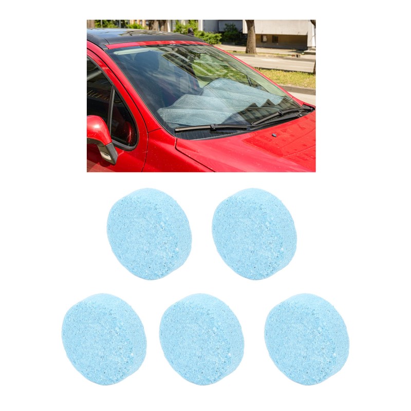 5PCS Solar Panel Solid Cleaner Portable Compact Car Windshield Wiper