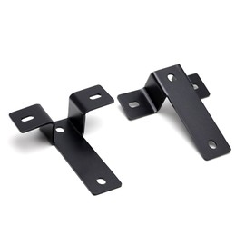 iJDMTOY Dual LED Ditch Light Heavy Duty Steel Constructed Front of Windshield Hood Mount Bracket Hardware Compatible with Jeep 2018-up Wrangler JL/Gladiator JT