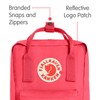 Fjallraven Women's Kanken Mini Backpack, Peach Pink, One Size