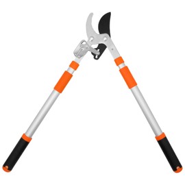 Zenport LRT10-3PK of Loppers, Ratchet Bypass Lopper, 2-Inch Cut, Telescopic 31-Inch to 43-Inch, 3-Pack