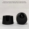 Soporte para afeitadora y cepillo para polvo (Black Razor Stand