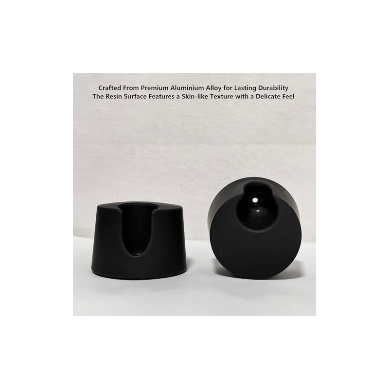 Soporte para afeitadora y cepillo para polvo (Black Razor Stand