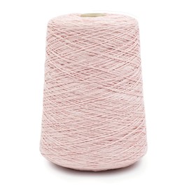 100% Linen Yarn by Silk City Fibers for Knitting or Weaving, Petal Pink