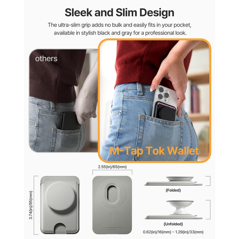 M-Tap Tok Wallet Grey