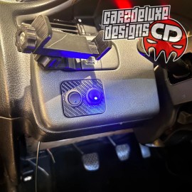 CARZDELUXE Dual aux switch plate fits 1992-1995 Civic EG blank power mirror location