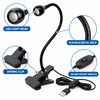 Flexible USB LED Clip-On Reading Light with 360° Gooseneck and