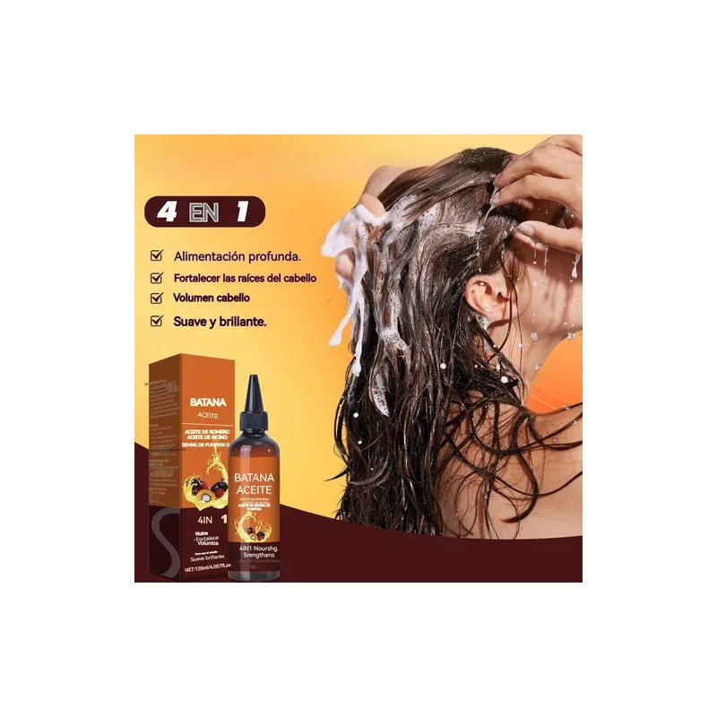 Aceite De Batana Para Crecimiento Capilar Y Vitalidad 120ml