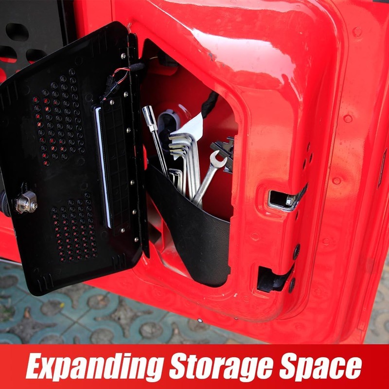 Tailgate Access Panel with Light Hidden Organizer for Ford Bronco