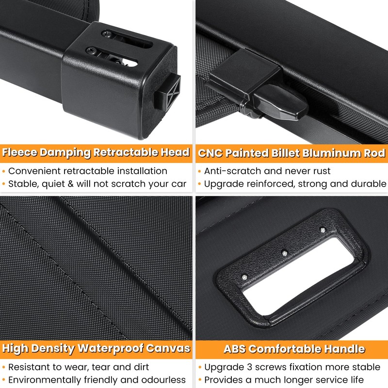 Trunk Cargo Cover for Ford Escape 2013 2014 2015 2016