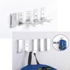 Latomex Folding Coat Hooks, Wall Hooks for Hanging Aluminum Alloy