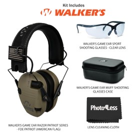 WALKER'S GAME EAR RAZOR PATRIOT SERIES - FDE PATRIOT (AMERICAN FLAG)