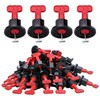 Tile Leveling System Kit 100pcs Tile Leveler Spacers, 2 Special