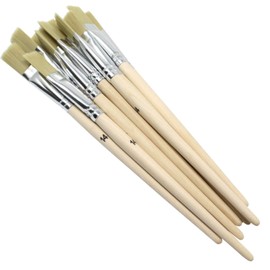 BIG-SAM Bristle brush. Available in various sizes: 2, 4, 6, 8, 10, 12, 14, 16, 18 or 20. Individual or in sets: 1, 3 or 12 brushes, suitable for water, acrylic or oil paints (12, 14)