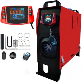 JEABONG Diesel Parking Heater,12V/8KW Diesel Air Heater,5L Fuel Tank and Muffler,smart LCD Display & Remote Control for RV,Truck,Trailer and Boat (JB-016)