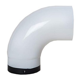 Bogen Glatt 90,120 Weiss