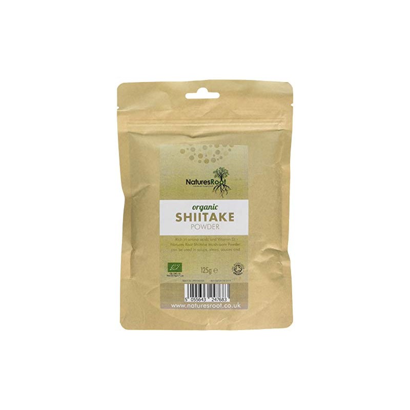 Natures Root Organic Superfoods Shiitake Powder - 125g