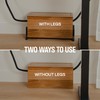 Extra Large Cable Management Box, Wood Cord Hider Box &