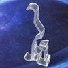 Valance Clips 12pcs 2.5" Clear Plastic Hidden Retainer Holder Installation