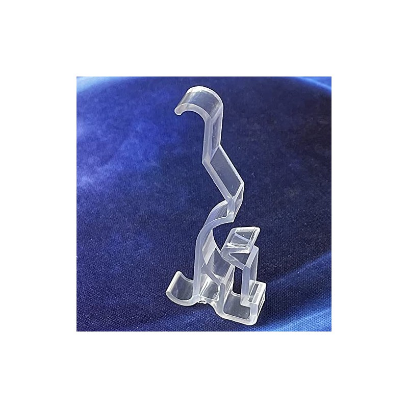 Valance Clips 12pcs 2.5" Clear Plastic Hidden Retainer Holder Installation