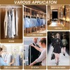 Polythene Garment Covers Clear Plastic Clothes Covers Dry Cleaning Durable,