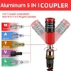 RayMagic 5 In 1 Universal Quick Industrial Connect Coupler, 1/4"