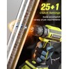 Cordless Drill, 20V MAX Power Drill Set with 2.0Ah Power