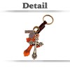 White Fang AZ103 Keychain, Stylish, Keyring, Cross, Cross, Retro, Charm,