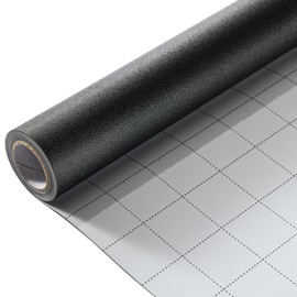 VELIMAX Static Cling Total Blackout Window Film, 100% Light Blocking Window Covering, Privacy Glass Film Black Inside White Outside Room Darkening Heat Control 17.7x118 inches