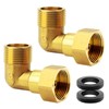 Set of 2 Angle 90° 3/4 Inch IG/AG Screw Connection