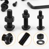 520 Pcs M3 M4 M5 M6 Bolts and Nuts Set,