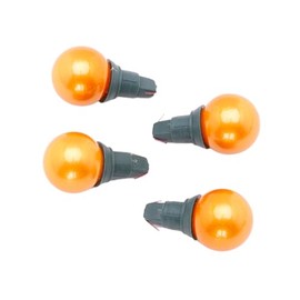 Christmas Concepts® Pack of 4 Yellow Berry Push in Spare Bulbs - 3v 0.225w 0.075a - Replacement Bulbs, S9-CC