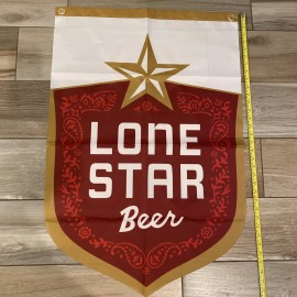 Generic Lone Star Beer Flag Banner 35”x20”Bar Decor Man Cave Brand New
