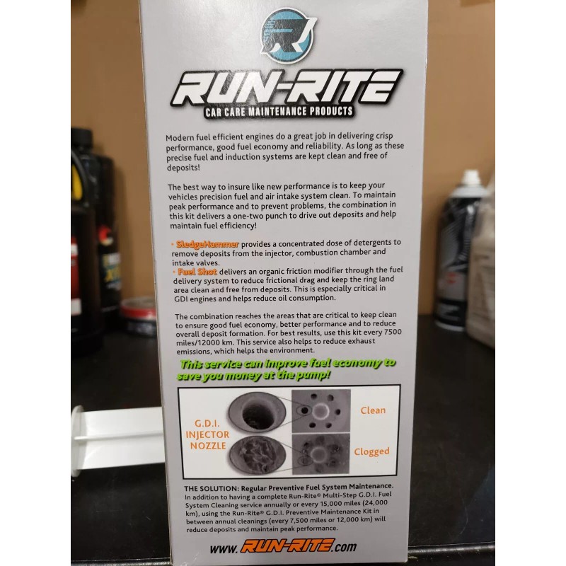 Run-Rite SledgeHammer PMK #1501 Kit- For Direct Injected Engines- Fuel
