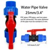 LEPEVNEY Water Pipe Valve 25mm Stop Tap Valve HDPE Water