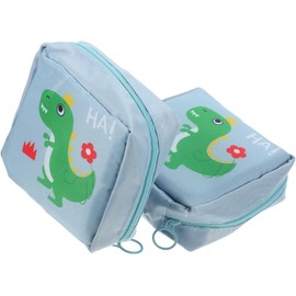ifundom Bolsa de Almacenamiento para Toallas Sanitarias Compacta y Ligera Portátil de Nylon 2 Piezas para Viaje y Compras, Adecuado para Mujeres y Niñas