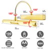 LUXSWAY Wireless Picture Light with Remote Control,Battery Operated Painting Light