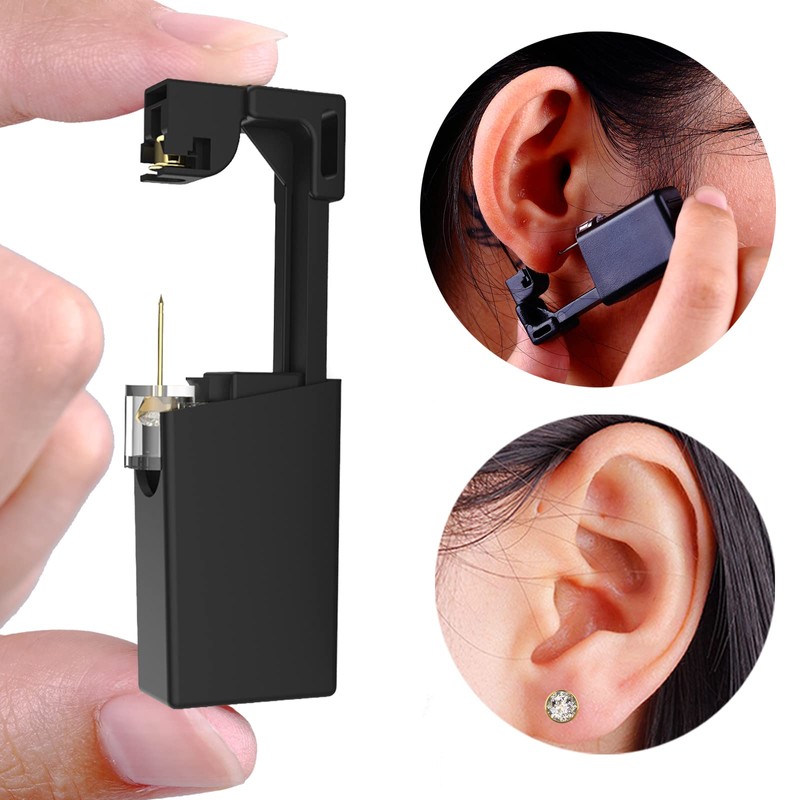 KAIQIKAIXI 19Pcs Ear Piercing Kit Disposable Sterile Ear Piercing Kit