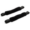 1" x 18" PowerTye® Sheepskin Soft-Tye Hook Extensions, Black (Pair)