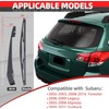 OTUAYAUTO Rear Windshield Wiper Arm and Blade Replacement for Subaru