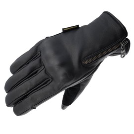 Komine GK-850 Motorcycle Leather Winter Short Gloves - Z Series Black L