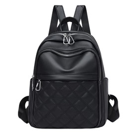 Travistar Backpack Womens Fashion Rucksack Bag PU Leather Backpack for Women Ladies Backpacks Anti Theft Casual Daypack for Leisure, Travel, School (Black)