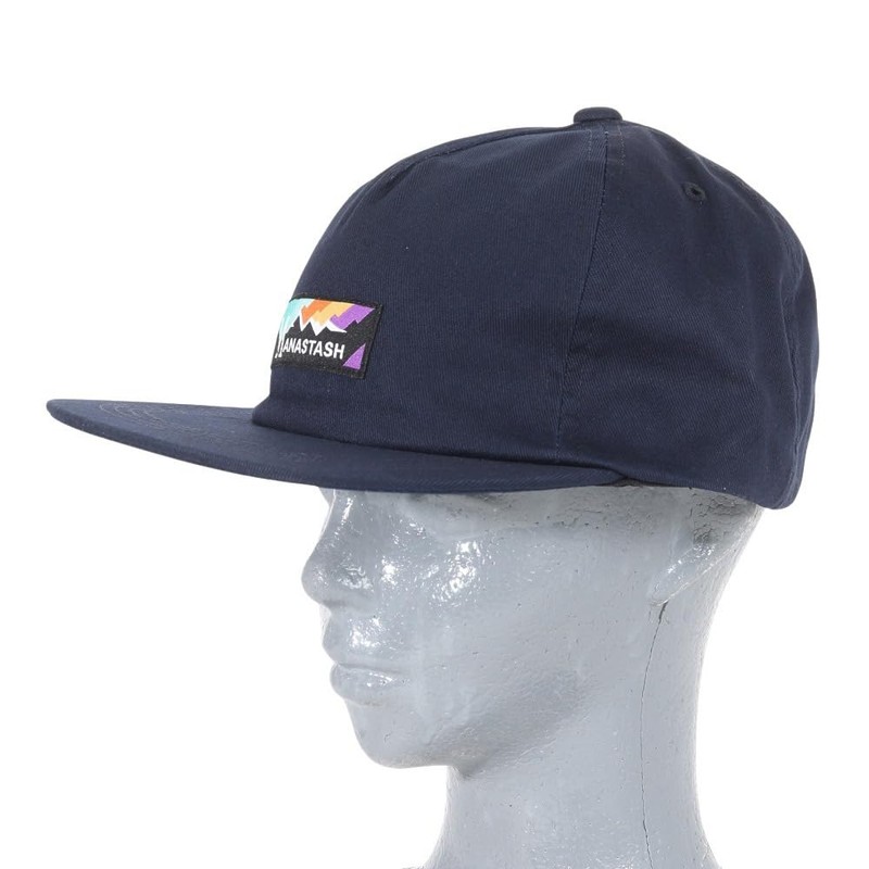 Manastash 792-3974007 Men's Rainbow Logo Cap, 120 navy